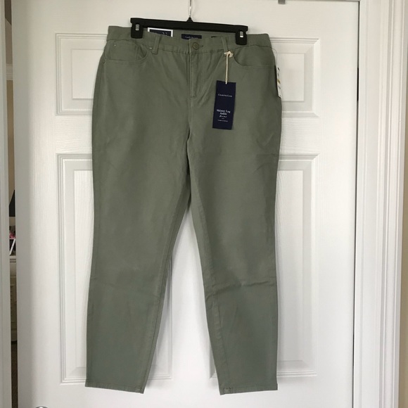 macy's charter club bristol skinny ankle jeans